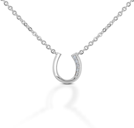 Kelly Herd Inner Lined Horseshoe Necklace STYLE BRHK-NC01337A
