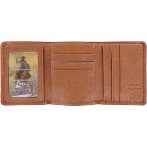 Men's Leather Tri-Fold Wallet STYLE E80124