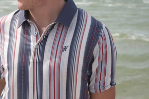 Hooey Men's Short Sleeve Polo Shirt  STYLE HP2601NVST