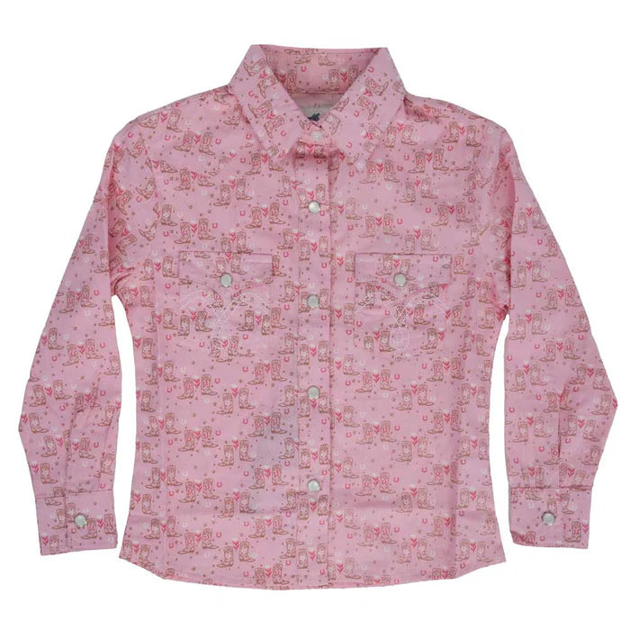 Panhandle Slim Girl's Long Sleeve Shirt STYLE LGN2S07375