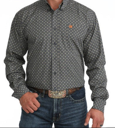 Cinch Men's Long Sleeve Shirt STYLE MTW1106137