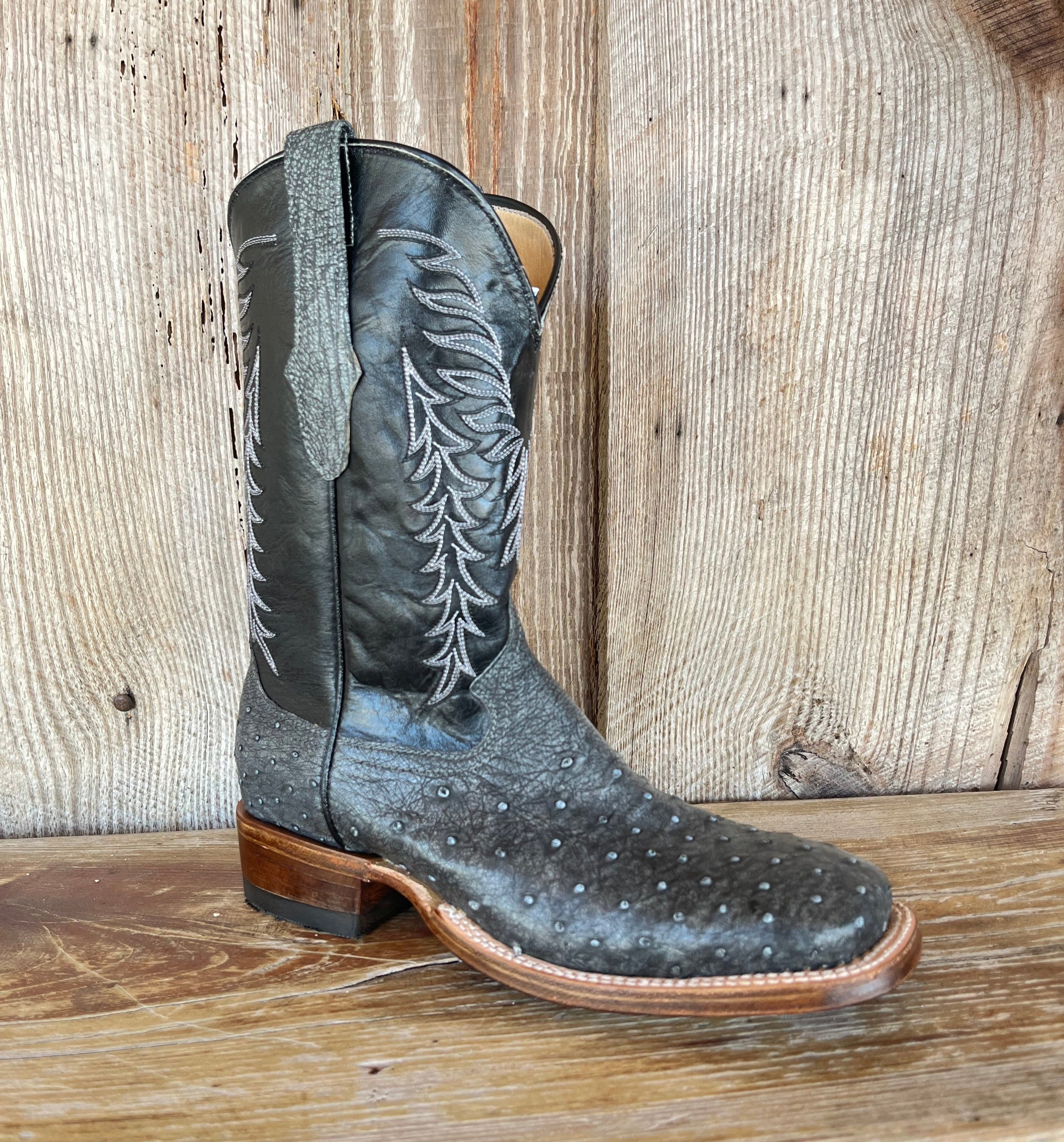 Cowtown Men's Full Quill Ostrich Boot STYLE Q92