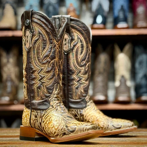 Tanner Mark Women's Tooled Boot STYLE TML207141
