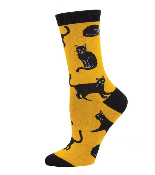 Socksmith Black Cat STYLE WBN1913-GOL