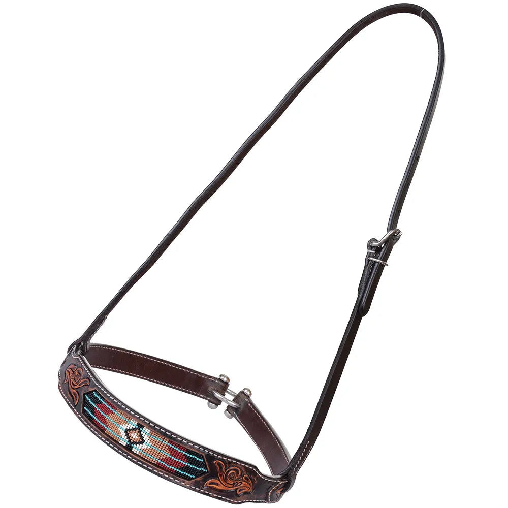 Circle Y Distressed Beaded Noseband STYLE X4516-600V