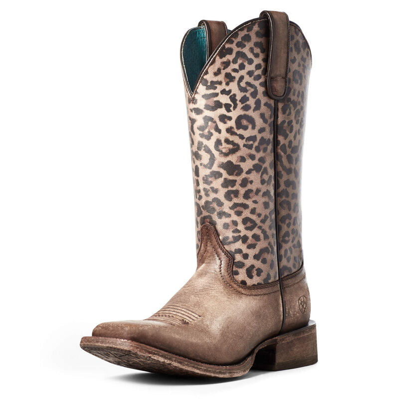 Ariat Women's Brown Leopard Print Upper Boot  STYLE 10035942