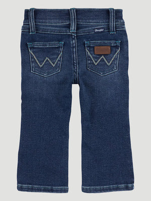 Wrangler Infant/Toddler Girl's "W" Stitched Bootcut Jean STYLE 112317226