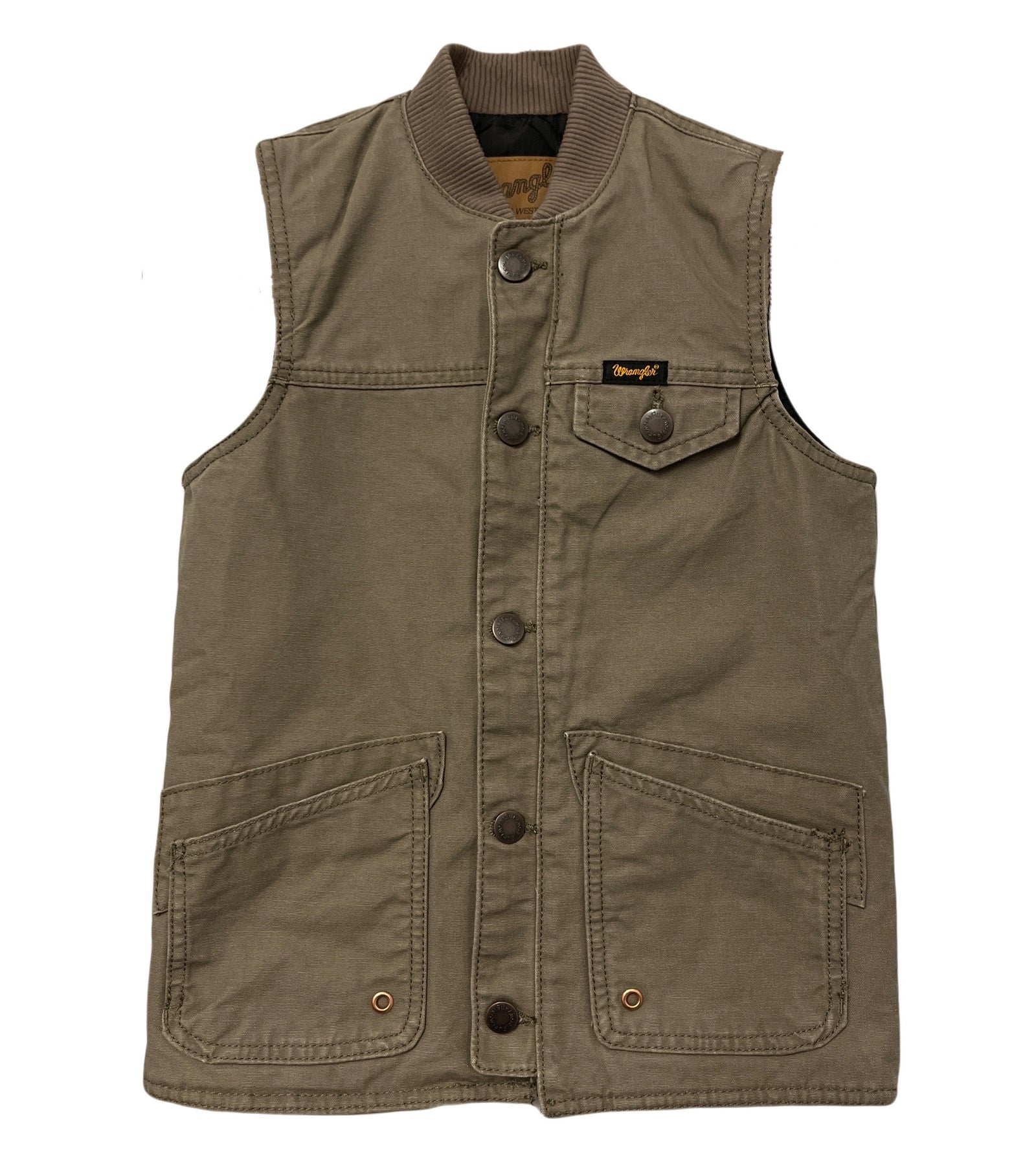 Wrangler Boy's Canvas Vest STYLE 112318252