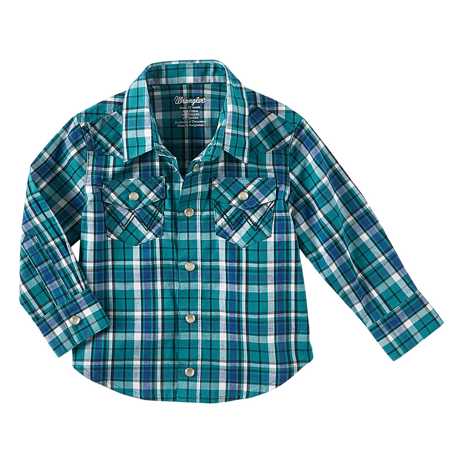 Wrangler Infant/Toddler Boy's Long Sleeve Shirt STYLE 112322460