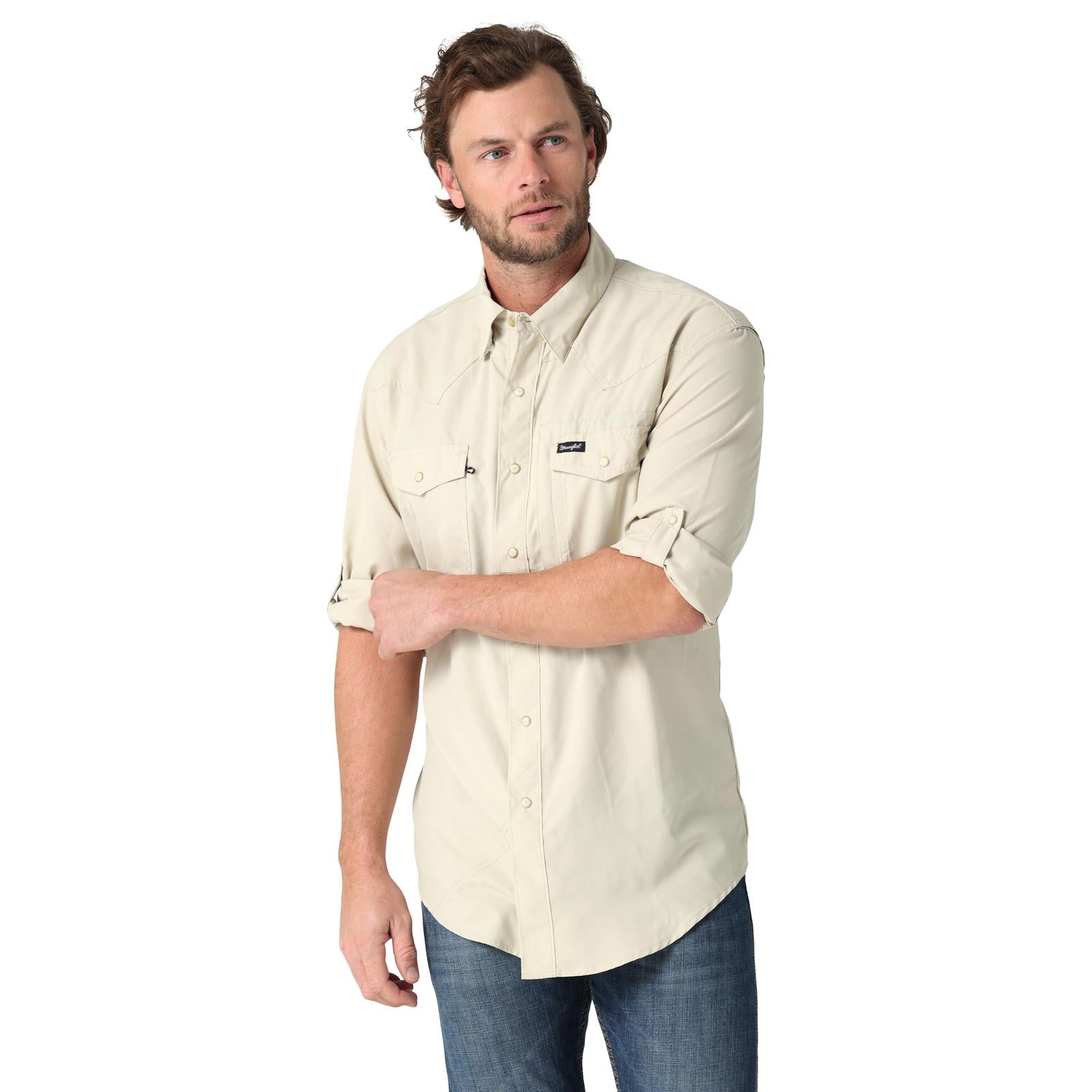 Wrangler Men's Performance Long Sleeve Shirt