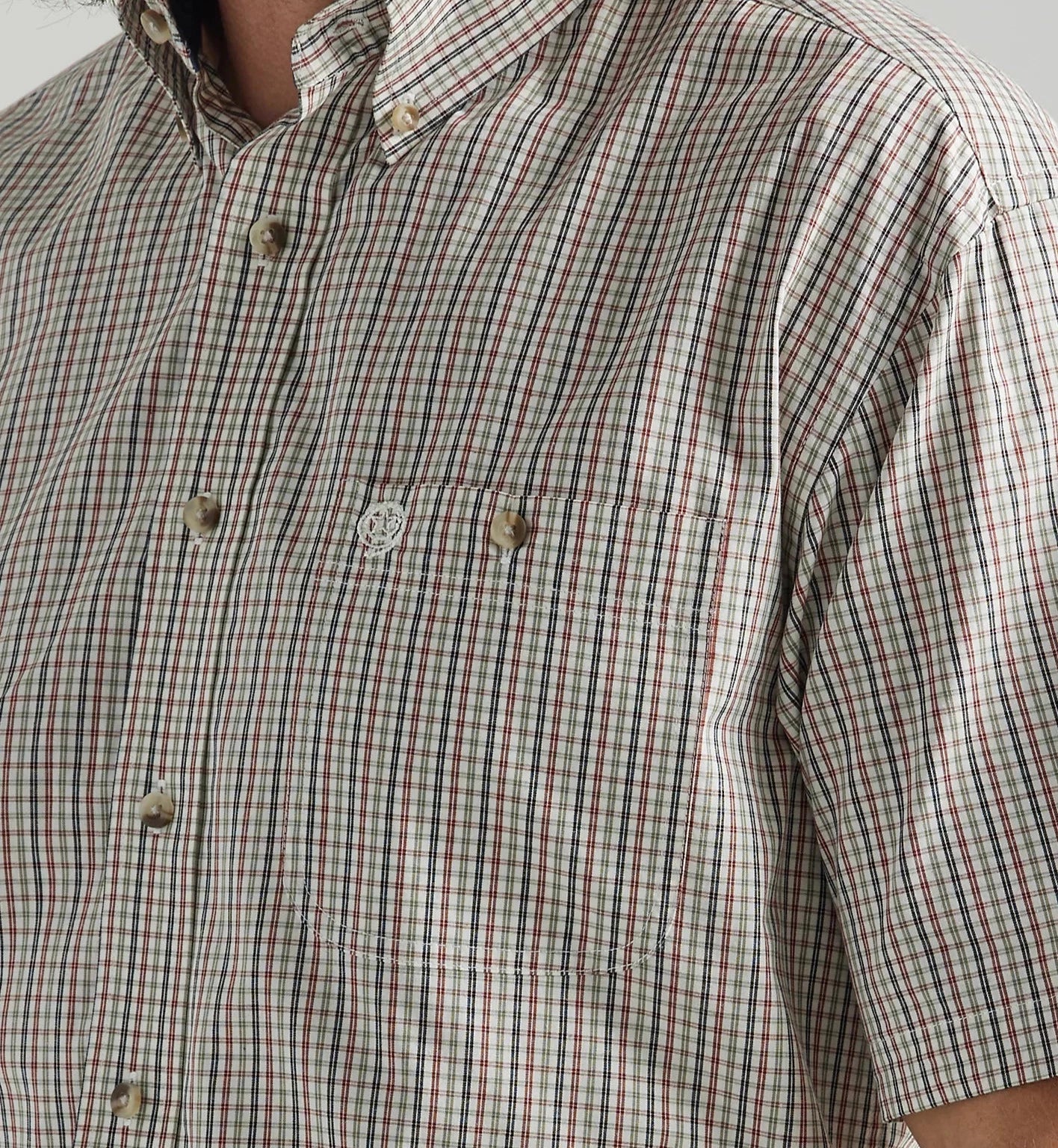 Wrangler Men's George Strait Short Sleeve Shirt STYLE 112324873