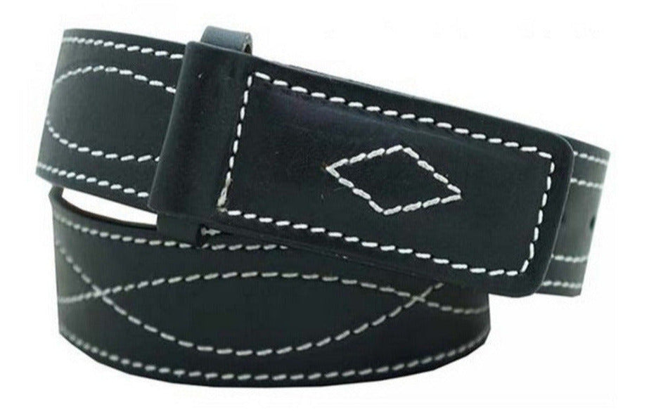 Gingerich Leather Men's Black Belt STYLE 8204-18