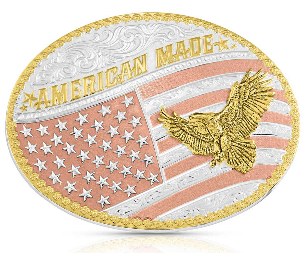 Montana Silversmiths Big Bold Stripes American Made Classic Buckle STYLE 49910