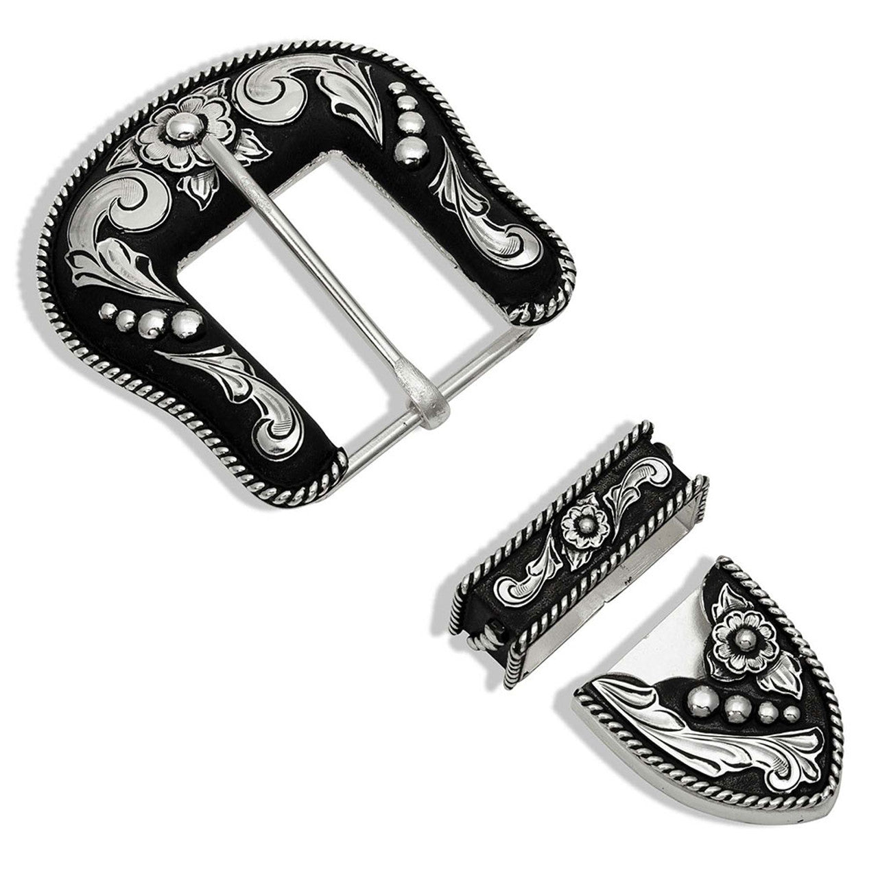 Montana Silversmiths Antiqued Factor Buckle Set STYLE 62004
