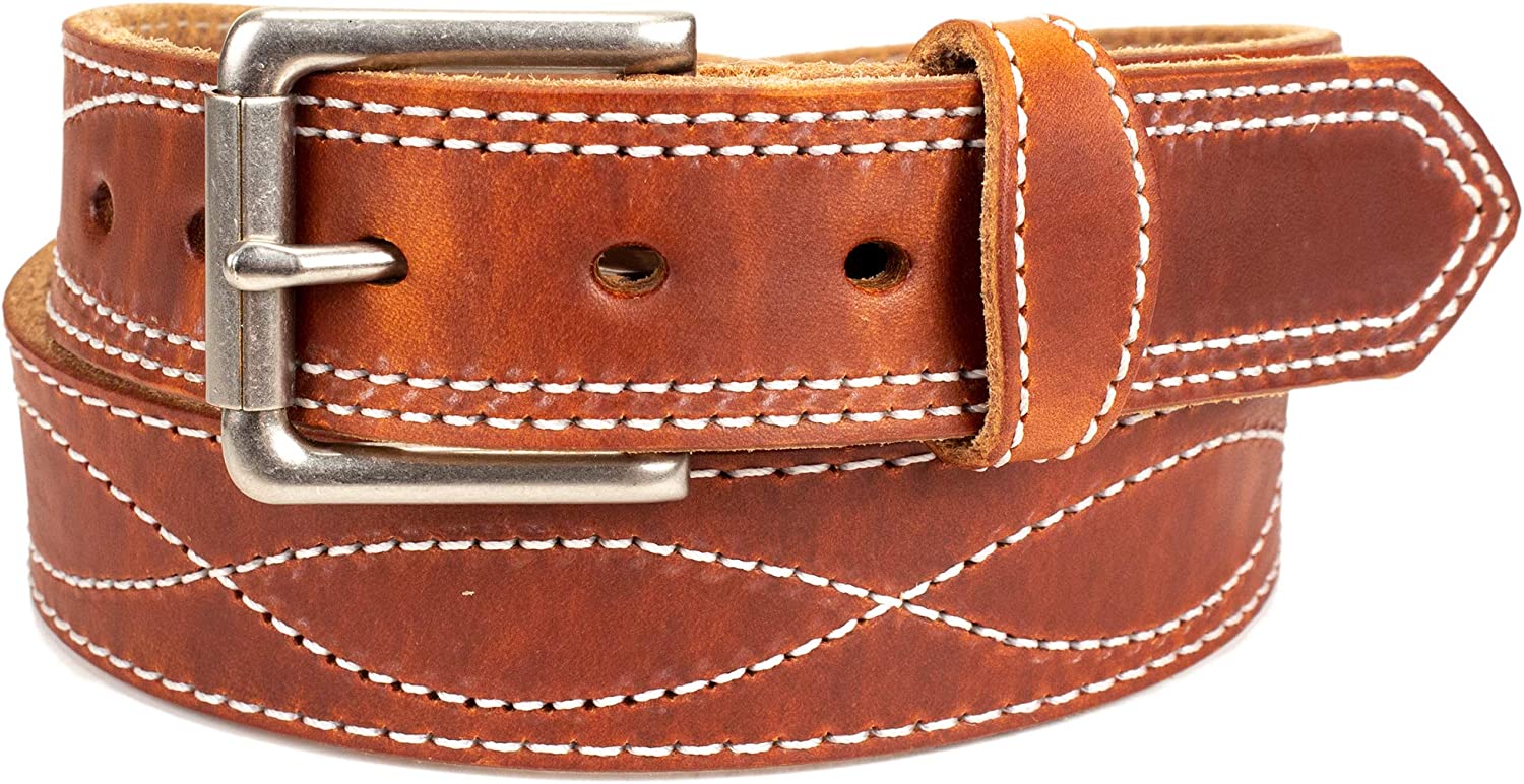 Gingerich Leather Men's Brown Belt STYLE 8019-37