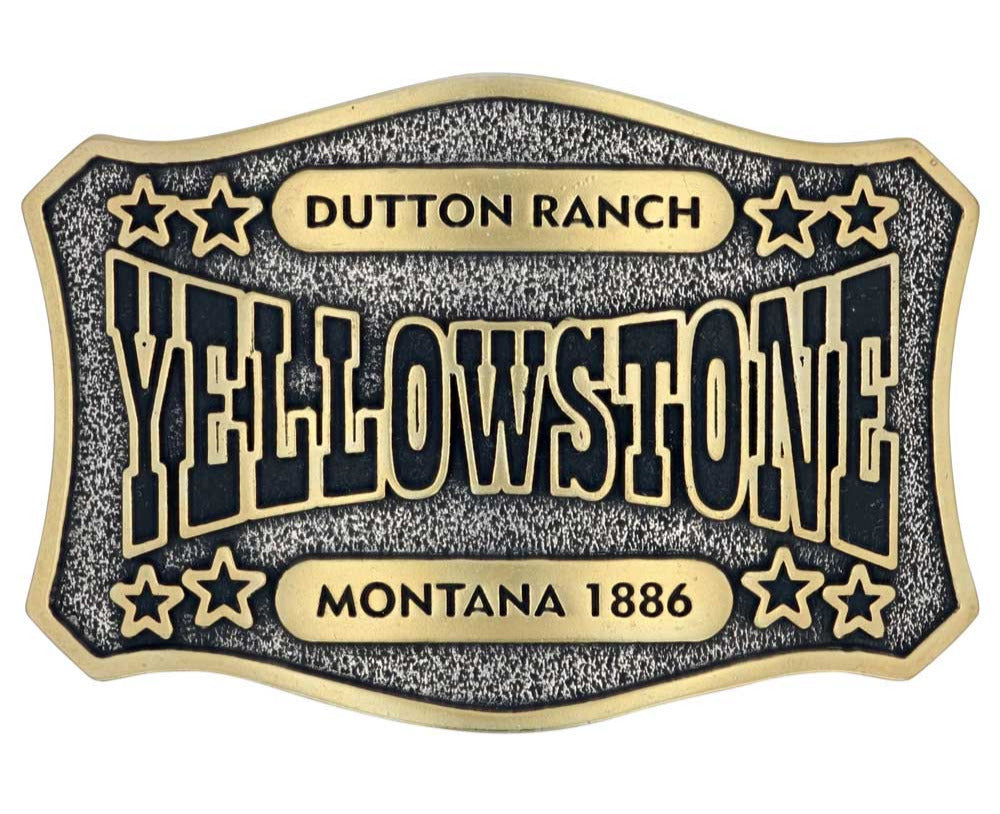 Montana Silversmiths The Y Yellowstone Star Attitude Buckle STYLE A911YEL