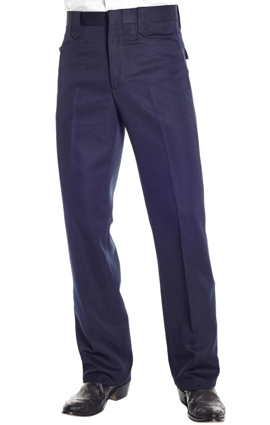 Circle S Men's Navy Polyester Ranch Dress Pants STYLE CP479311