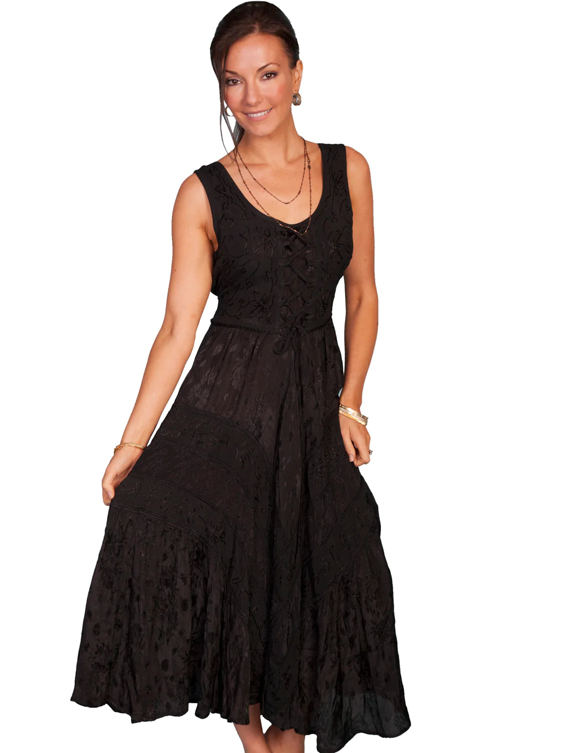 Scully Honey Creek Women's Full Length Dress STYLE HC118-BLK