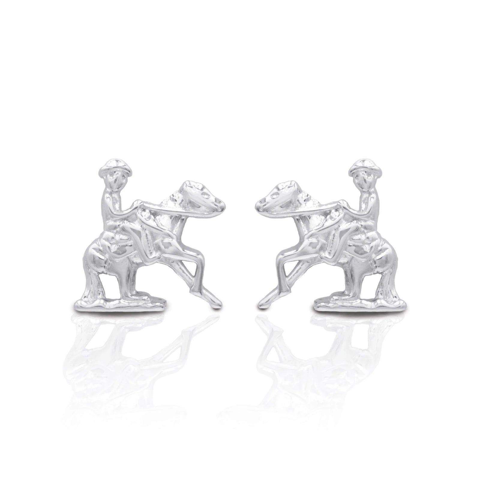 Kelly Herd Reining Horse Earrings - Sterling Silver STYLE ERREINER