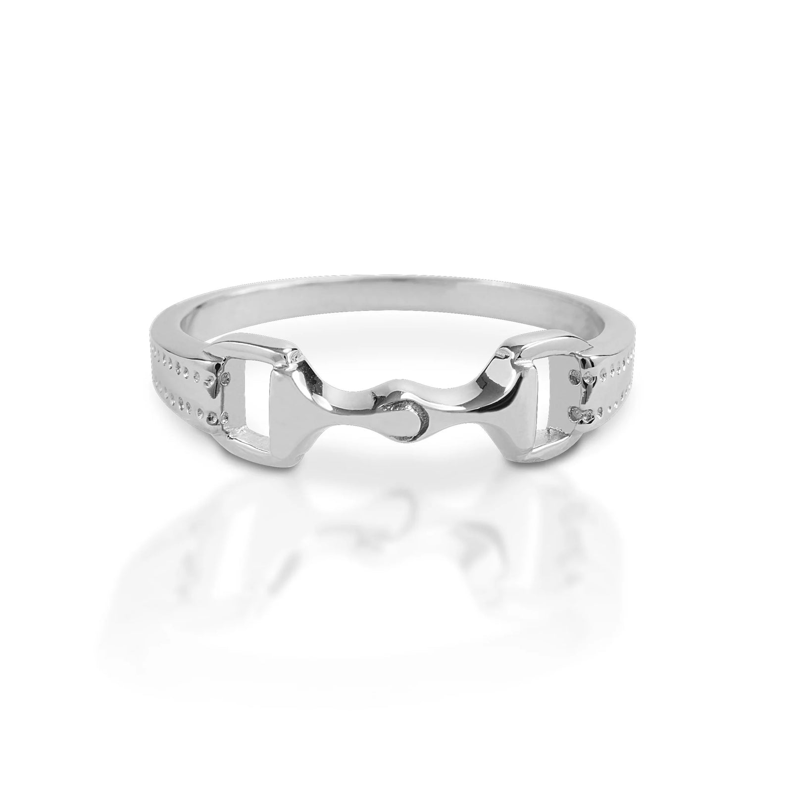 Kelly Herd Bit Ring - Sterling Silver STYLE S2T