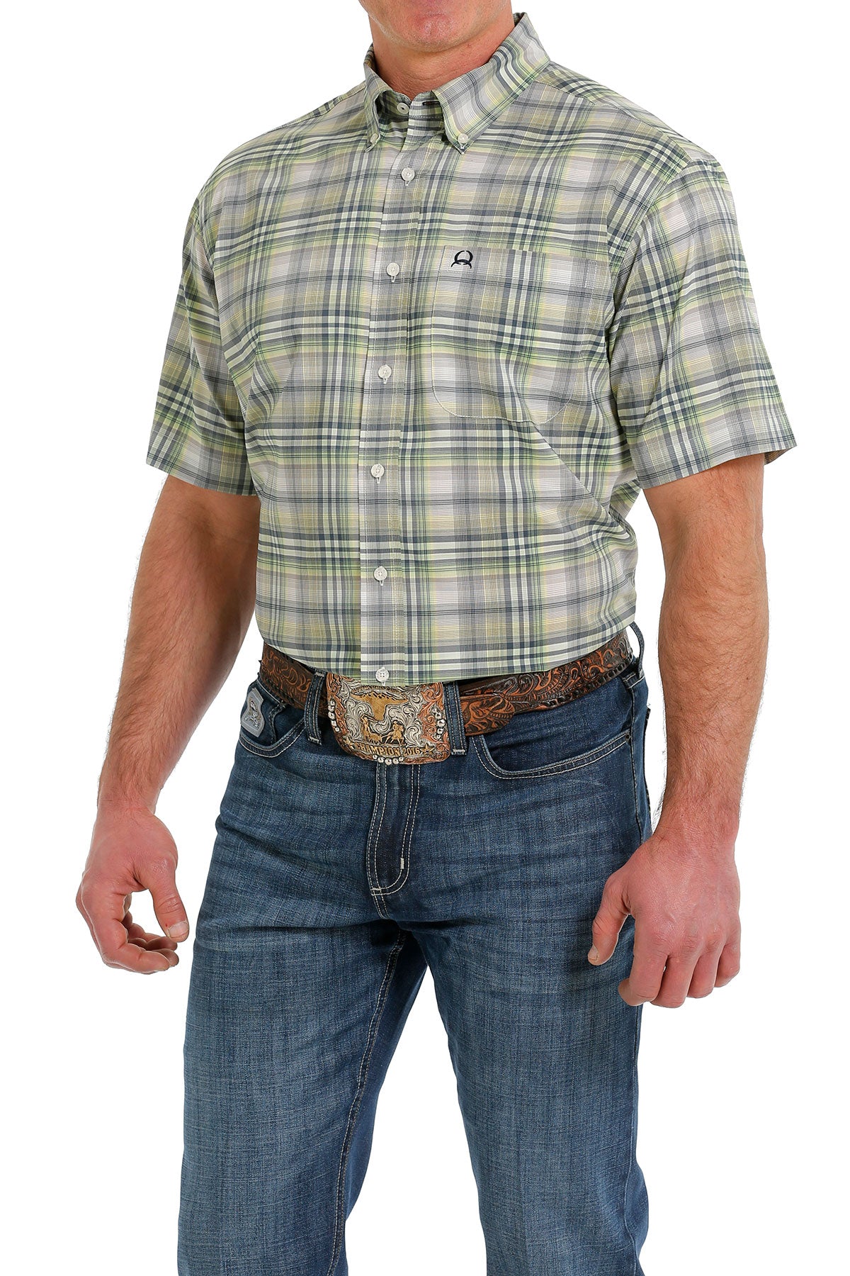 Cinch Men's Short Sleeve Shirt STYLE MTW1704118