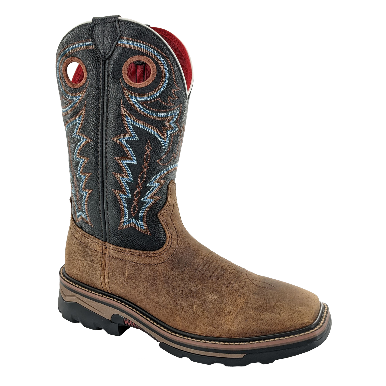 R. Watson Men's Coffee Distressed Buffalo Work Boot STYLE RW1012ST-WP