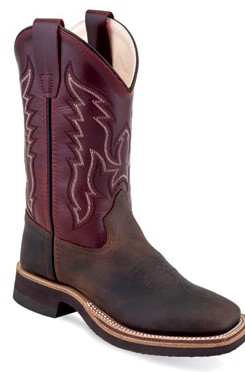 Old West Children's Brown Crepe Sole Boot 1889C