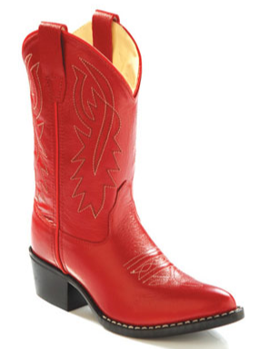 Old West Children's Red Cowboy Boot STYLE 8116C
