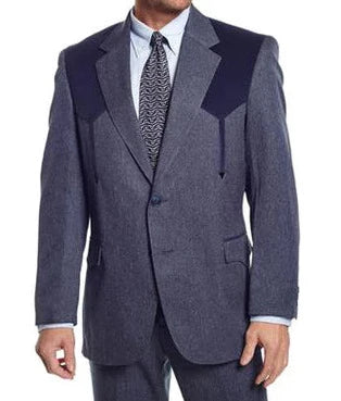 Circle S Men's Polyester Suit Coat with Yoke STYLE CC297610