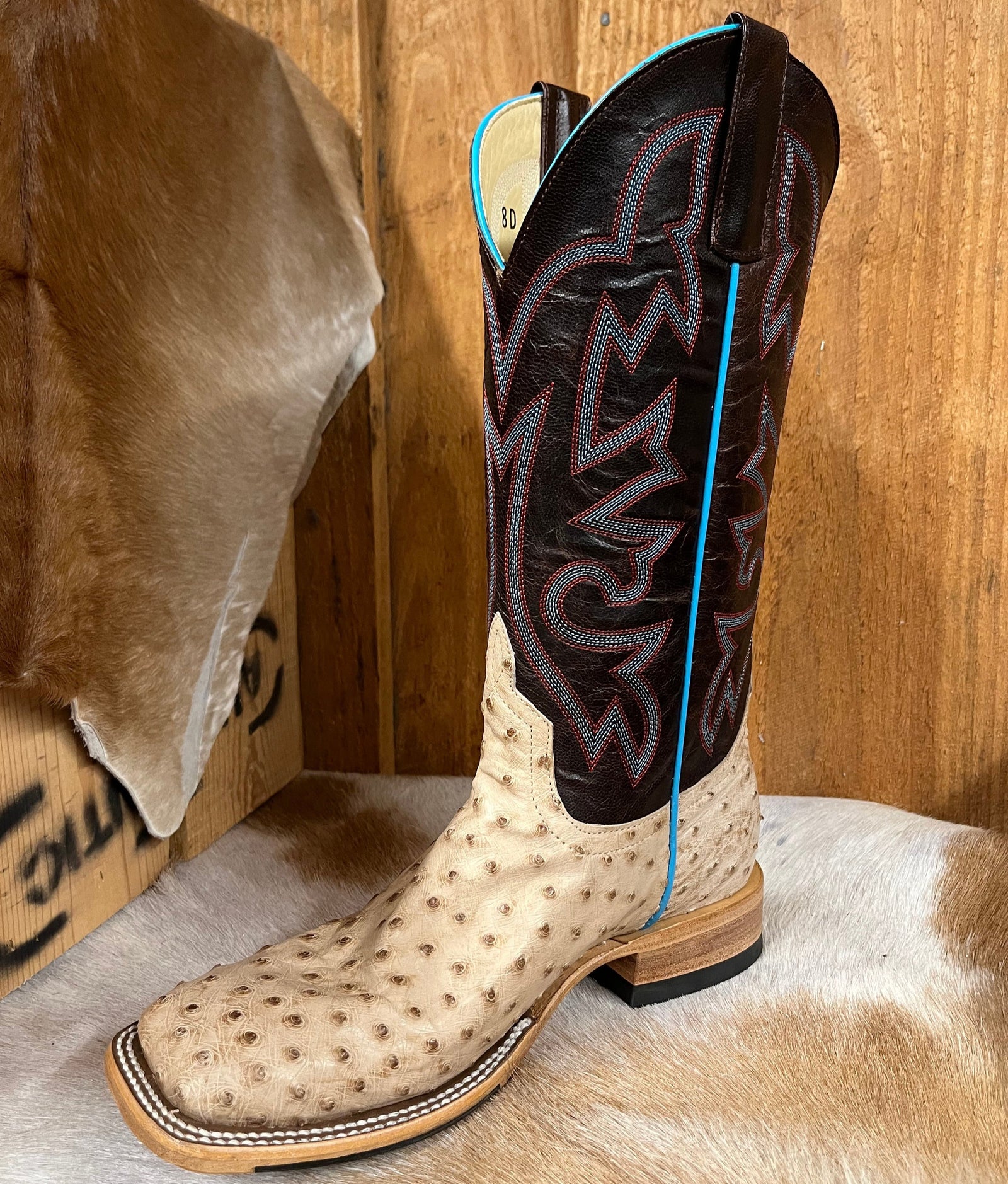 Horse Power Men's Full Quill Ostrich Boot  STYLE HP8051