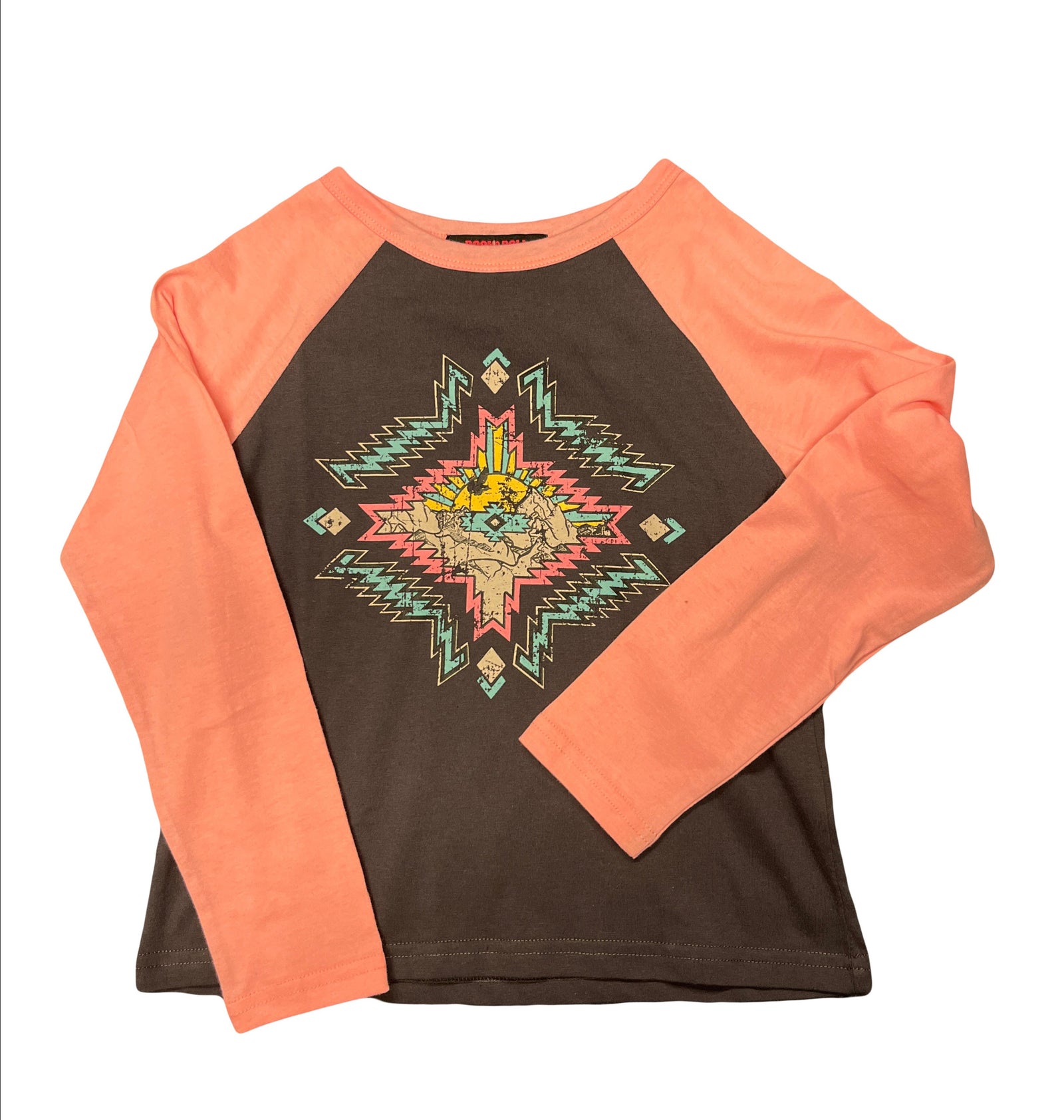 Rock & Roll Denim Girl's Graphic Baseball Tee STYLE RRGT22R018