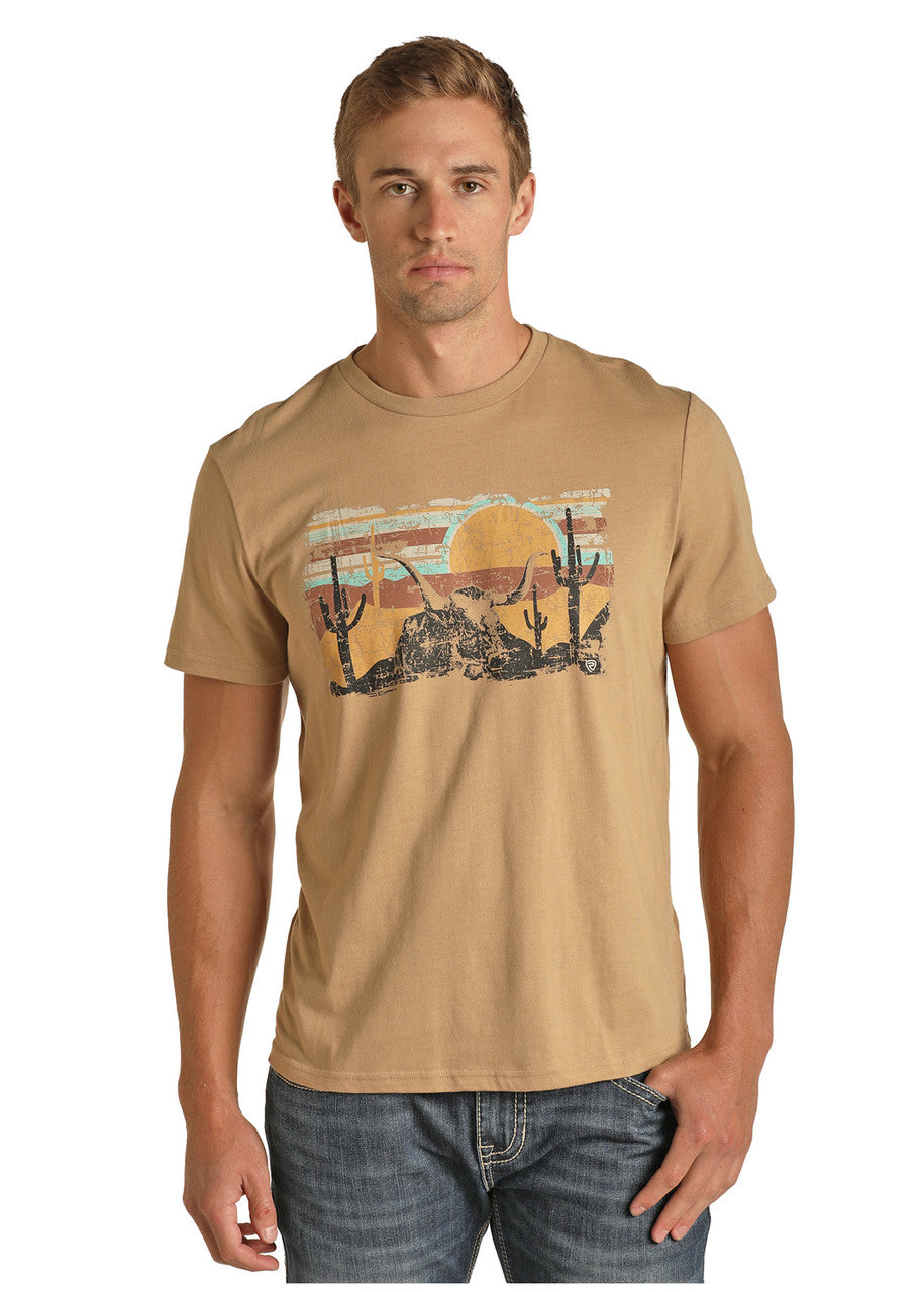 Rock & Roll Denim Men's T-Shirt STYLE RRUT21R12J