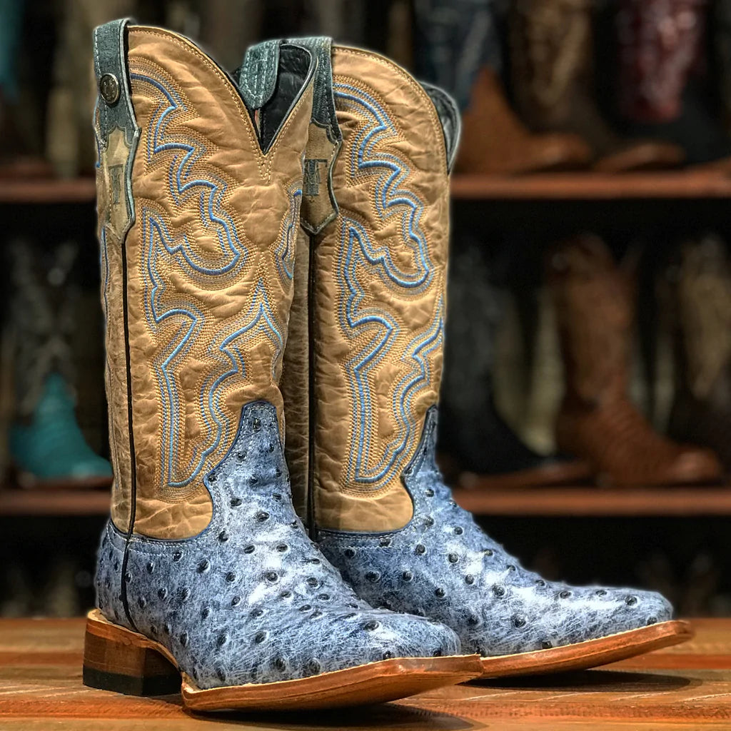 Tanner Mark Women's Ostrich Print Boot STYLE TML207061