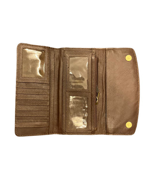 Viceroy Leather Goods Cowhide Flap Wallet STYLE TL14